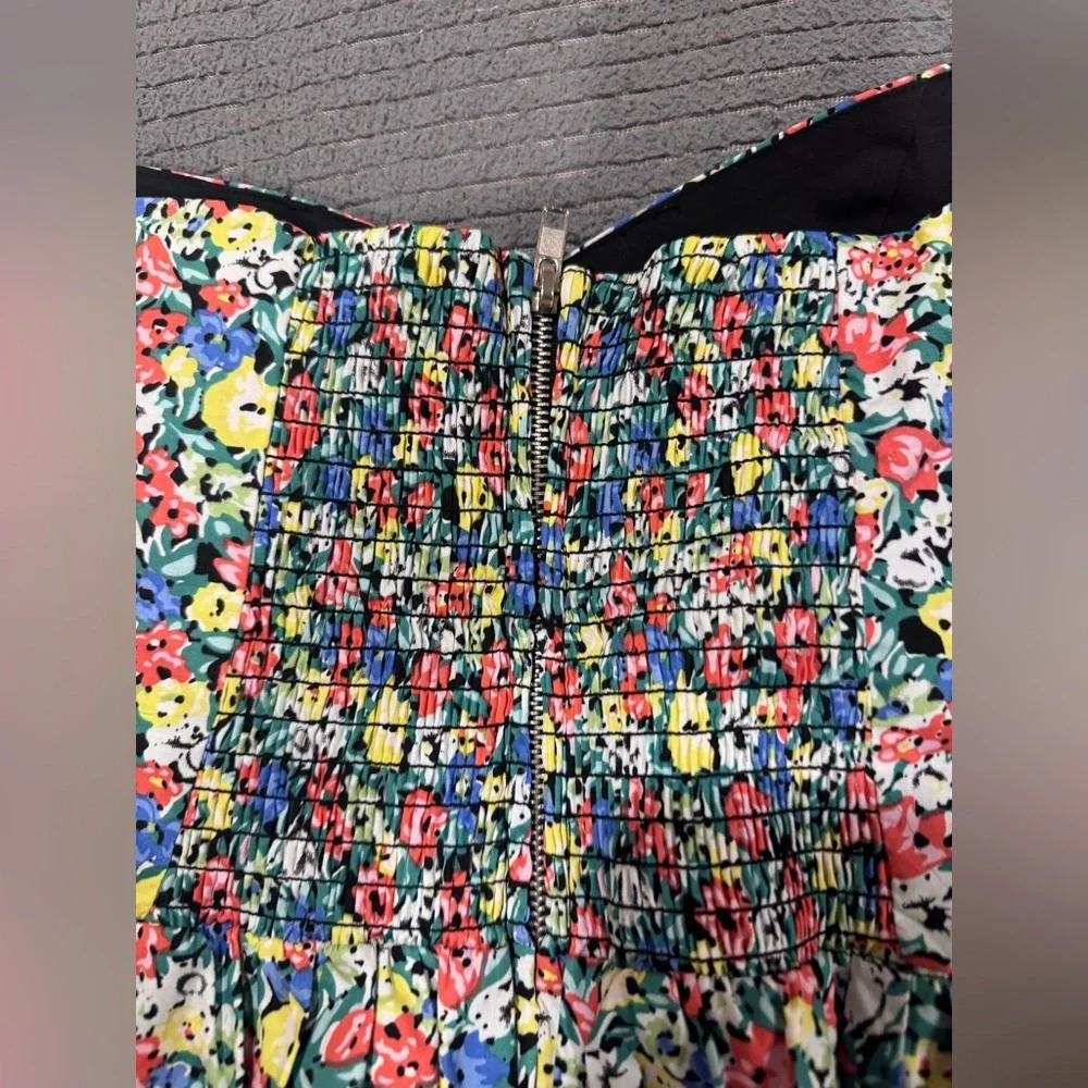 Minkpink Strapless Smocked Mini Dress-SMALL - Picture 5 of 6